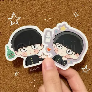 psychic powers anime vinyl sticker