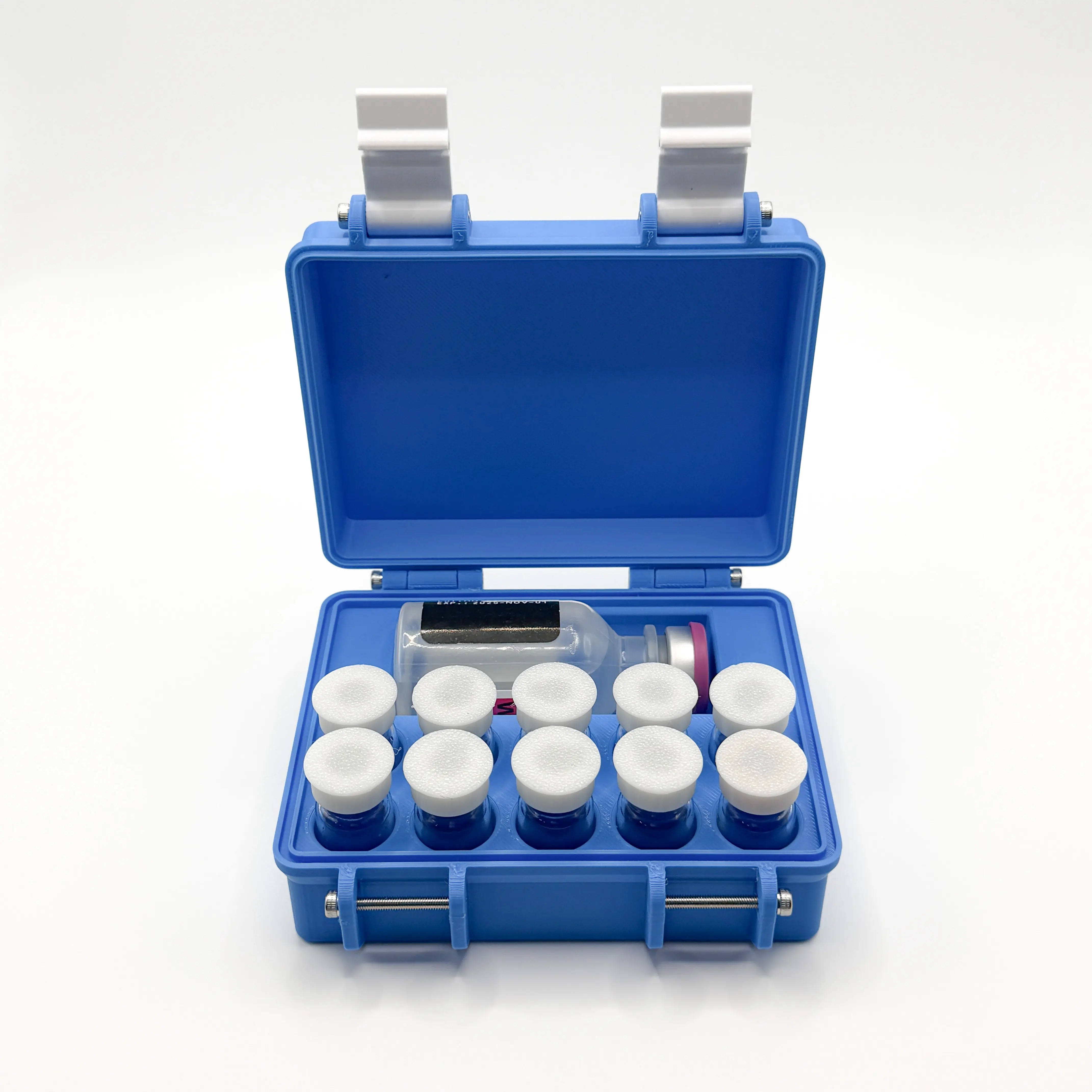 The Stack Maker - 10 count 3mL peptide and 30mL bac water peptide storage case The Stack Maker - 10 count 3mL peptide and 30mL bac water peptide storage case