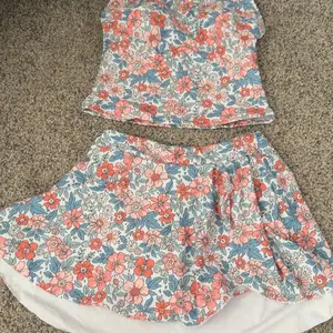 Eomenie Tankini Swimsuit for Women Tummy Control Two Piece Bathing Suit High Waisted Tank Top with Swim Skirt Swimdress