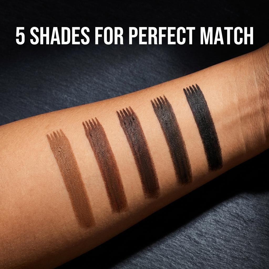 4-Tip Microblading Eyebrow Pen, Waterproof Brow Marker for Natural Hair-Like Strokes, Quick-Dry Smudge-Resistant，Easy to Use Microblade Eyebrow Pencil Eyebrow Brush