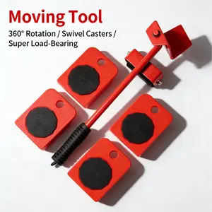 Moving Appliance Pulley and Lifting Roller Tool Kit, Durable for Safer and Easier Rearrangement, Ideal for Home and Office Use