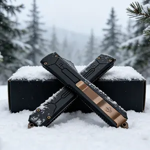 KS9000 Folding Fruit Knife, Portable Stainless Steel Kitchen Tool, Compact & Durable, Sharp Paring Knife for Home & BBQ Use Block