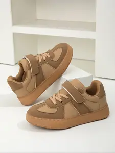 Training Shoes, Velcro Closure Design, Trainer, Suitable for School, Outdoor Play, Daily Wear, Street Fashion, Casual Gatherings, Sports Training Shoes