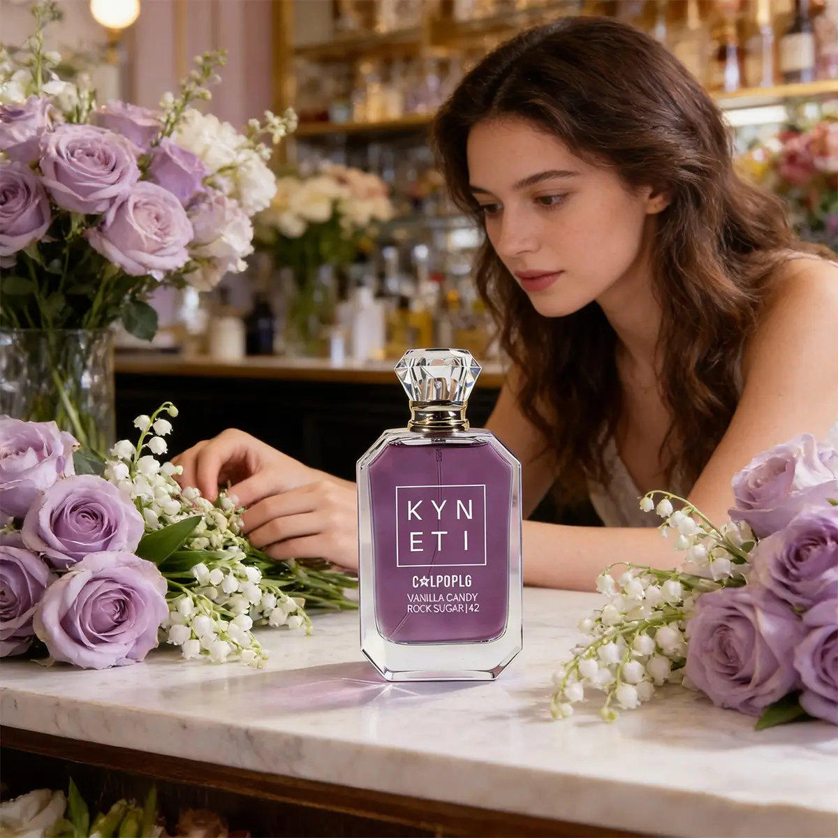 1pc 100ML Vanilla Sugar Scented Spray, Long-Lasting Floral Fragrance, Fresh Gentle Aroma, Ideal Gift for Women, Perfect for Romantic Dates, Floral Perfume