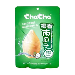 CHACHA Coconut Roasted Pumpkin Seeds 130g - Thai Coconut Milk Infused Snack, Perfect for Lunar New Year & Holiday Gifting