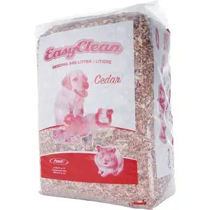 Pestell Products Easy Clean Red Cedar Bedding and Litter, 113L (Covers 4 cu ft)