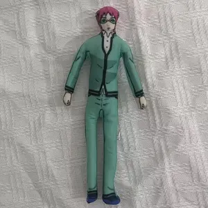 The Disastrous Life of Saiki K. Plush Doll Flexible Wire Abstract Saiki Kusuo Plush Toy Stuffed Doll Halloween Christmas Gift