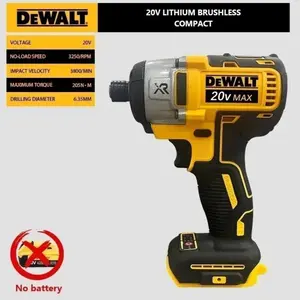 DEWALT  DCF887 20V MAX  XR Impact Driver Cordless Brushless 1/4"