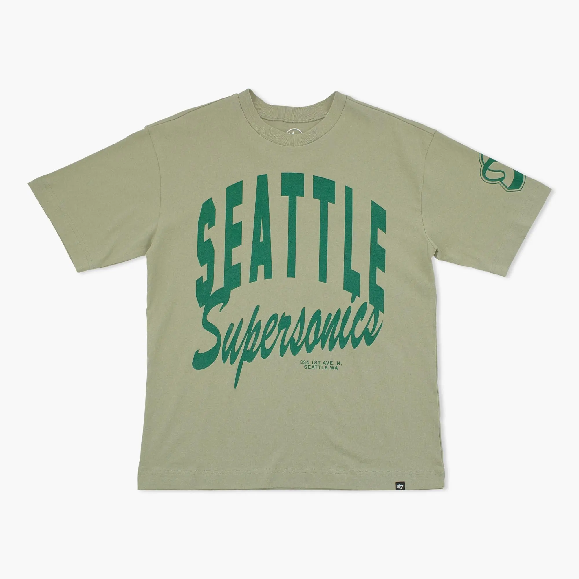 Seattle SuperSonics Boulder Green Arch Script Premium T-Shirt
