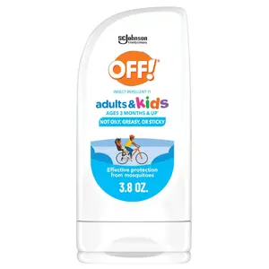 OFF! Insect Repellent Lotion for Adults & Kids Fragrance-Free Bug Repellent for Everyday Protection from Mosquitoes 3.8 oz Sensitive Daily