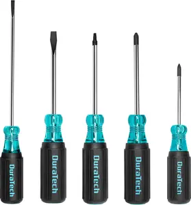 PCS S Steel Screwdriver Set, Professional Screwdrivers with NonSlip Grip & Marked Specifiions,  Phillips  Flathead and  Square Head Screw Driver, for Home and Industrial Use
