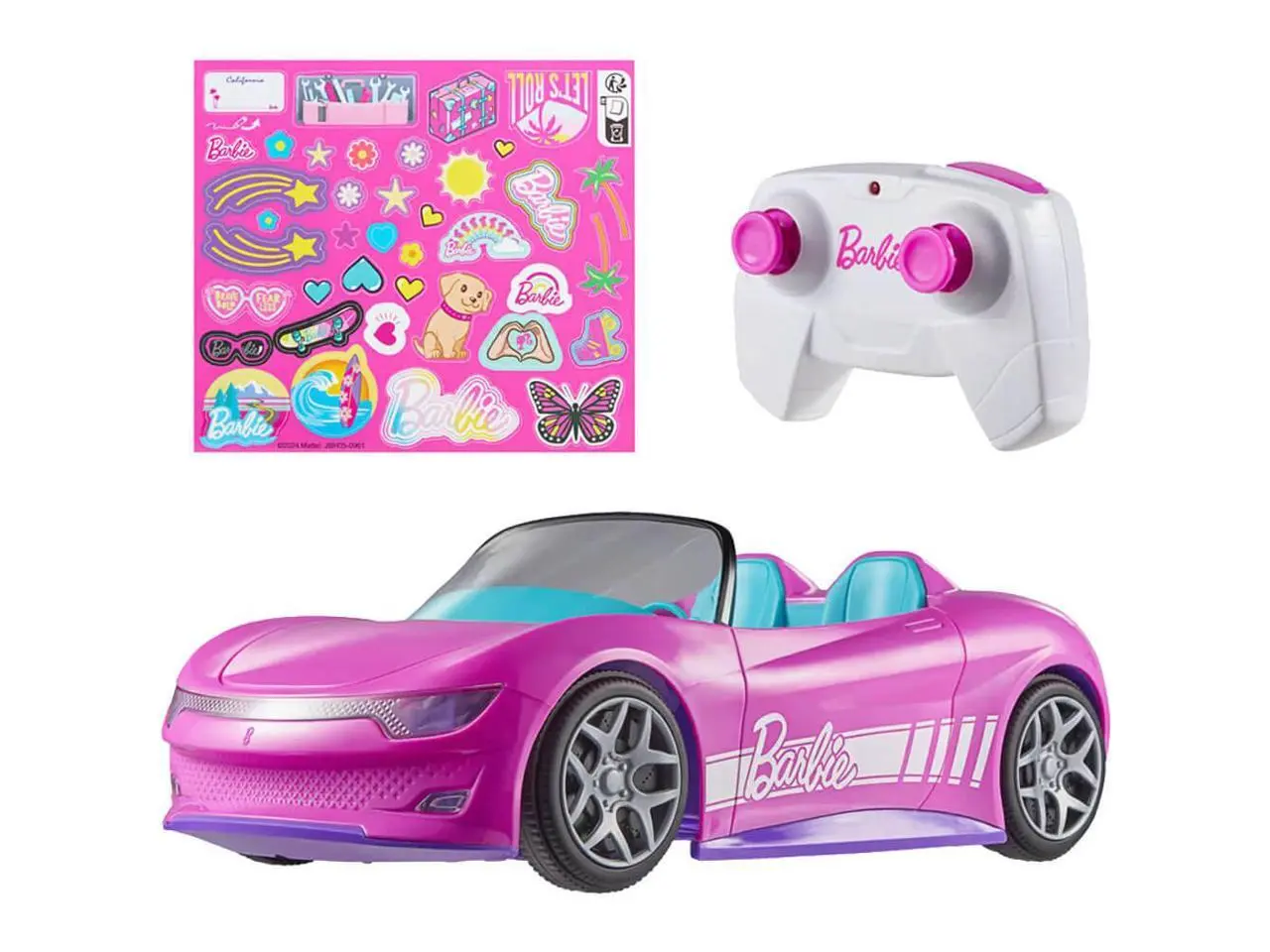 Mattel Hot Wheels R/C 1:12 Barbie Convertible Vehicle Mattel Hot Wheels R/C 1:12 Barbie Convertible Vehicle