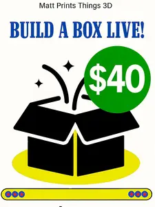 $40 LIVE Build a Box. Build a box with us live!