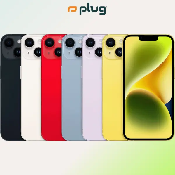 Refurbished iPhone 14 Plus (Unlocked) - Acceptable Condition with 1-Year Warranty by Plug Refurbished iPhone 14 Plus (Unlocked) - Acceptable Condition with 1-Year Warranty by Plug