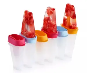 Tupperware Lollitups Reusable DripProof Popsicle Forms - Colorful Freezer Molds with Lids for Fun and Easy Popsicle Making - Unbreakable & Stand Alone Design