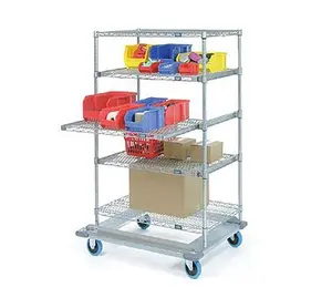 Nexel Industries S2472AZ 24 x 72 in. E-Z Adjust Wire Shelf- Poly-Z-Brite