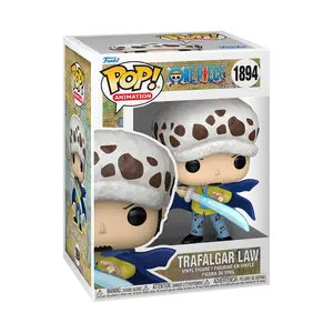 Funko POP Animation: One Piece - Law w/ vRare Protector Included