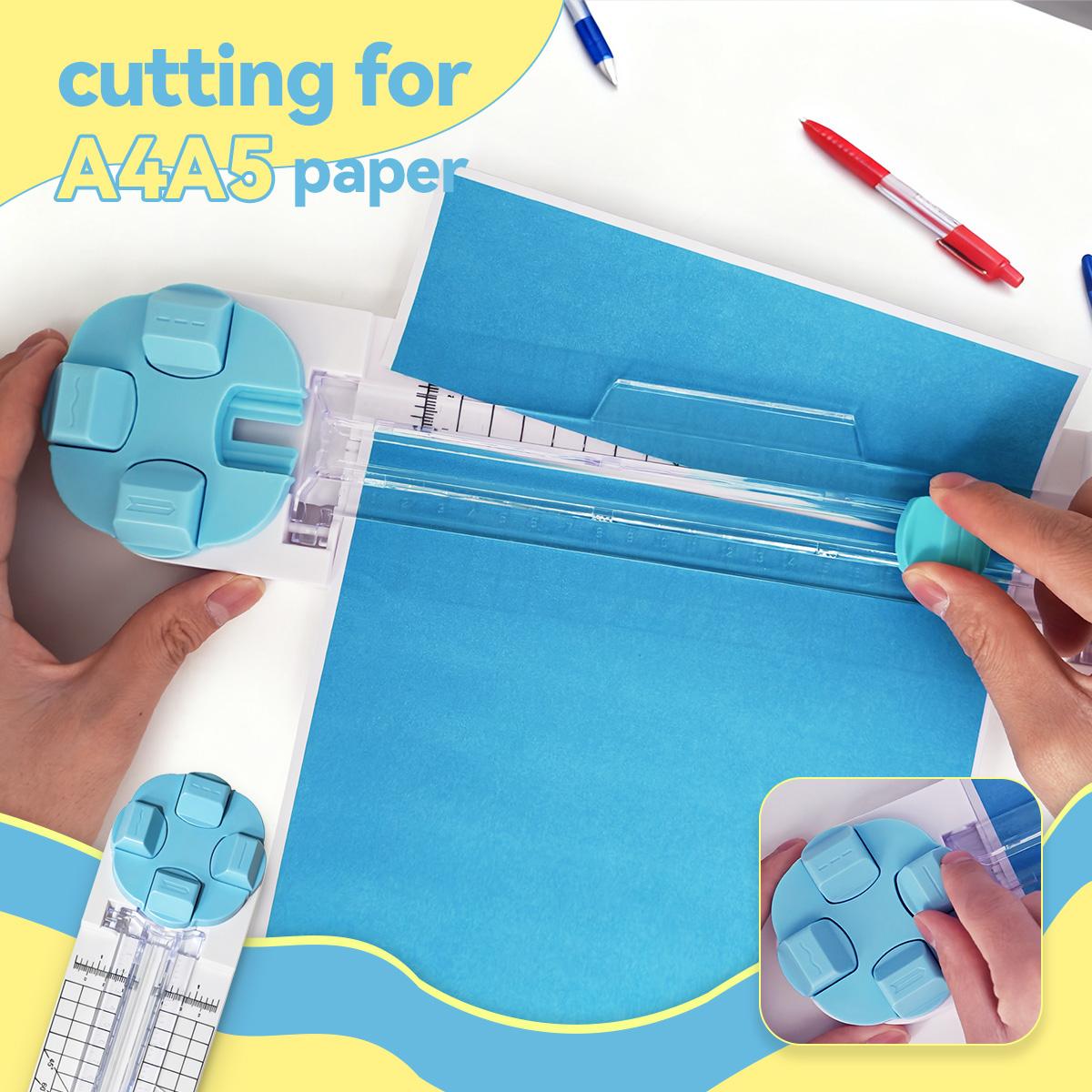 【Paper Trimmer】Craft Paper Cutter: 4 Style Multi- Function Scrapbooking Tool with Dial Blades of Straight,Wave, Dotted, Perforated ,Creasingfor Cutting Paper, Coupons,Photos,Postcards,Scrapbook,Card 【Paper Trimmer】Craft Paper Cutter: 4 Style Multi- Function Scrapbooking Tool with Dial Blades of Straight,Wave, Dotted, Perforated ,Creasingfor Cutting Paper, Coupons,Photos,Postcards,Scrapbook,Card