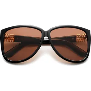 FOZONO Oversized Butterfly Sunglasses for Women | Retro Chunky Square Shades UV400