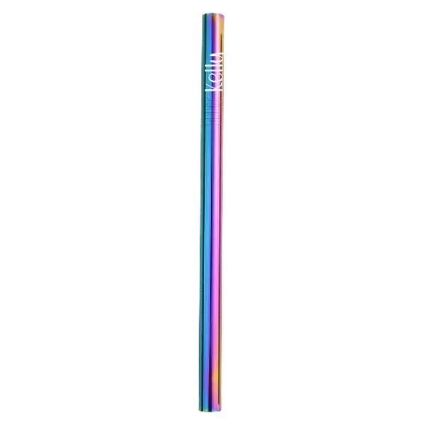 Reusable Stainless Steel Smoothie Straw (Rainbow)