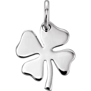 Sterling Silver Four-Leaf Clover Charm/Pendant