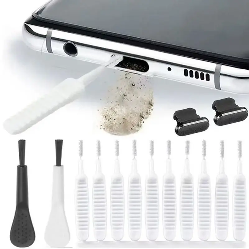 Phone Charging Port Cleaning Tool Kit, Portable Smartphone and Camera Cleaner, Maintenance Accessory Set for iPhone and Android, Great Gift