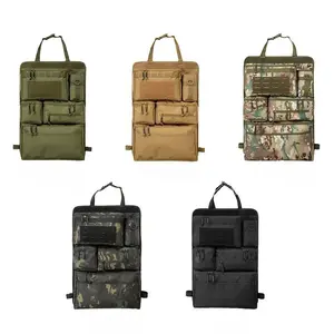 Car storage bag Outdoor tactical camouflage Car storage bag Multifunctional car seat backrest hanging bag gym Shoulder