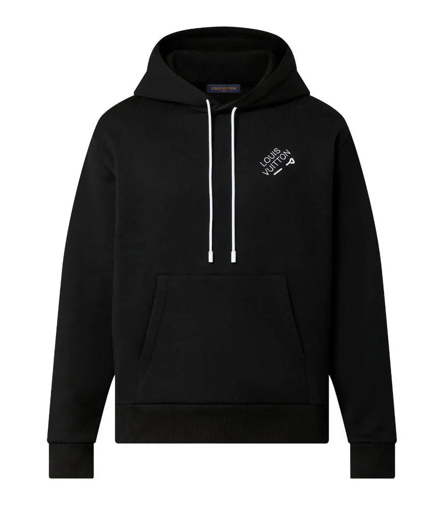 990241 Louis Vuitton Signature Hoodie With Embroidery