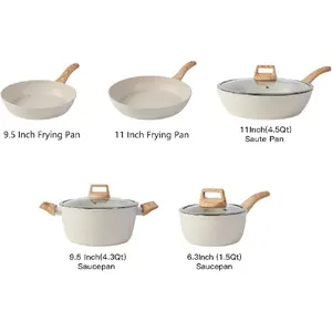 Pots and Pans Set Non Stick Cookware Set Nonstick with Cooking Set