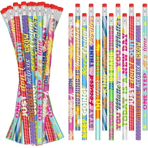 200 count Inspirational Pencils Bulk,Motivational School  Pencils,Encourage Positive Pencil Party Favors Gifts Pencil  to School Supplies for  Student Teacher Classroom Reward