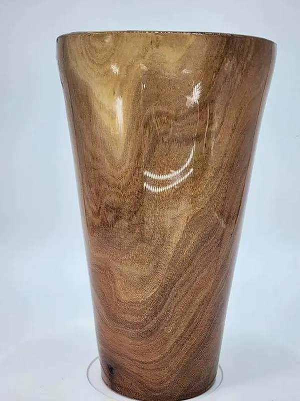 Colorado Walnut Vase with Clear Epoxy Coating