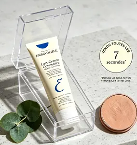 Embryolisse 6-in-1 Tone-Evening Cream – 2.54 fl.oz Lait-Crème Concentré, Perfect for Dry, Sensitive, Combination & Oily Skin