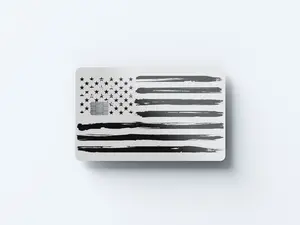 Painted American Flag Credit Card Cover/Skin - Credit/Debit Card Skin
