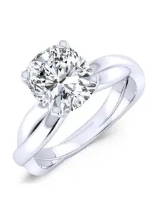 Baneberry - Cushion Moissanite Engagement Ring