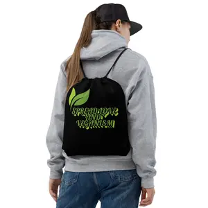 Vegan Love Drawstring bag