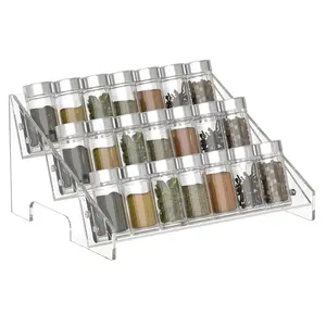 The Elegant Tiered Acrylic Spice Rack
