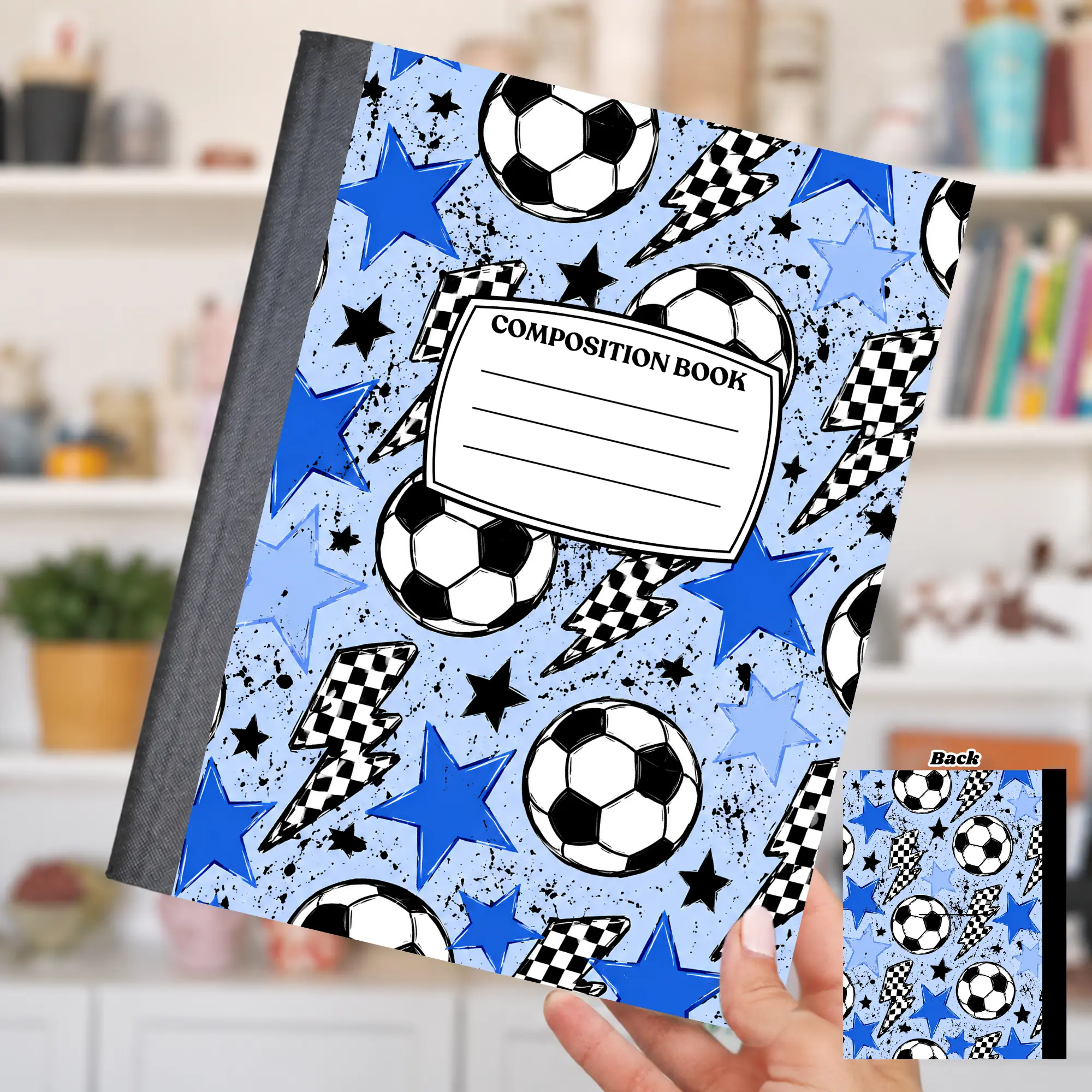 Composition Notebook Cover Sticker Sports