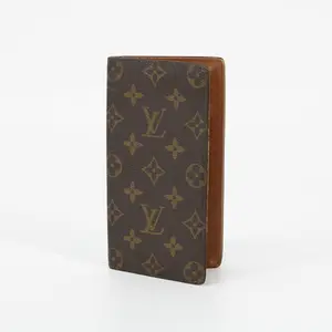 Pre-owned Louis Vuitton Canvas Small Leather Goods Monogram Monogam Long Wallet #1601