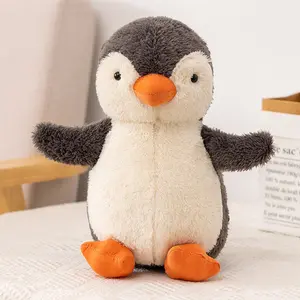 Kawaii Plush Animal Toy Collection - Soft Penguin Plush Toy, Stuffed Animal Pillow, Baby Doll, Ideal for Children & Girls