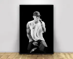 Eminem, Music Singer Poster Wall Art Decor Home Decor Frameless