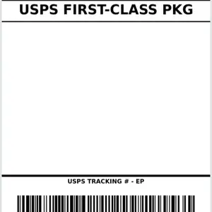 4" x 6" Thermal Direct Shipping Label 1 single label