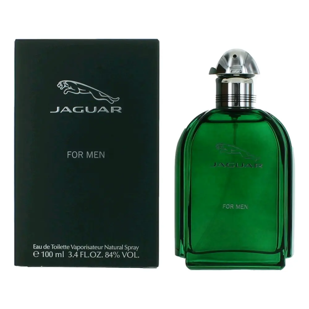 Jaguar by Jaguar, 3.4 oz EDT Spray for Men, 3.4 Fl Oz, Lavender Base, Romantic Aura, Amber, Spray Bottle, Cedar, Signature Scent, Luxury Aroma, Spicy Lavender, Classic, Floral, Romantic Charm