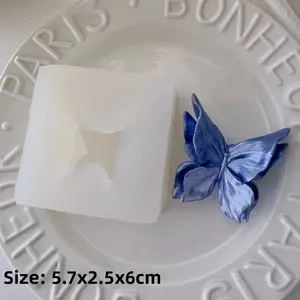 3D Flower Silicone Mold Set, Jasmine, Phalaenopsis Orchid, Rose with Leaves, Lotus, Butterfly, Large Conch Mold for Soap, Candle, Resin, Plaster DIY Crafts