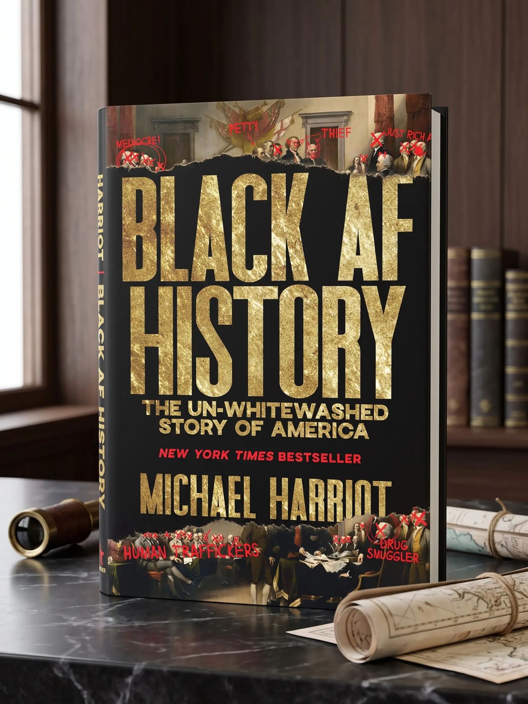Black AF History: The Un-Whitewashed Story of America by Michael Harriot | English Book