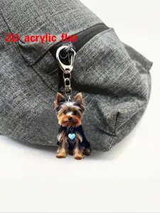 Cute Dog Keychain, Adorable Pet Accessory, Perfect Gift for Dog Lovers, Durable and Stylish Design, Ideal for Everyday Use, Keychain Pendant