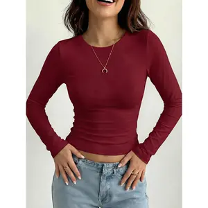 Sleepwear Co Rugby Shirt Casual Summer Daily Wear Pullover Womenswear Fitted Top for Spring Summer Commuting Layering