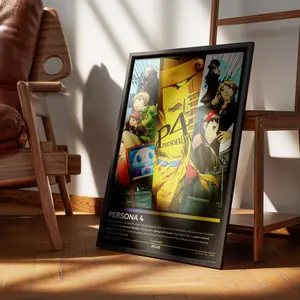 Persona 4 Gaming Poster, Persona 4 Japanese Video Game Decor Posters - Frame NOT Included