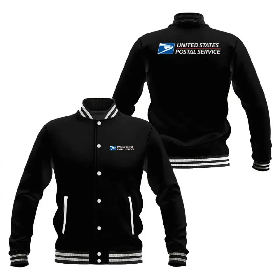 Varsity Jacket Postal Service Baseball Jackets Crewneck Postal Worker