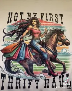 “Not my first thrift haul” tshirt, long sleeve T, sweatshirt