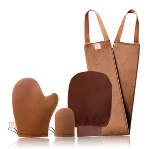 4counts Self-Tanning Glove Set, Easy Application Tanning Lotion Mitts, Perfect Oil Application Tool for Flawless Tan, Body Care Tool, Sunless Tanning Kit